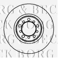 BORG & BECK bbd4919 -  Тормозной диск